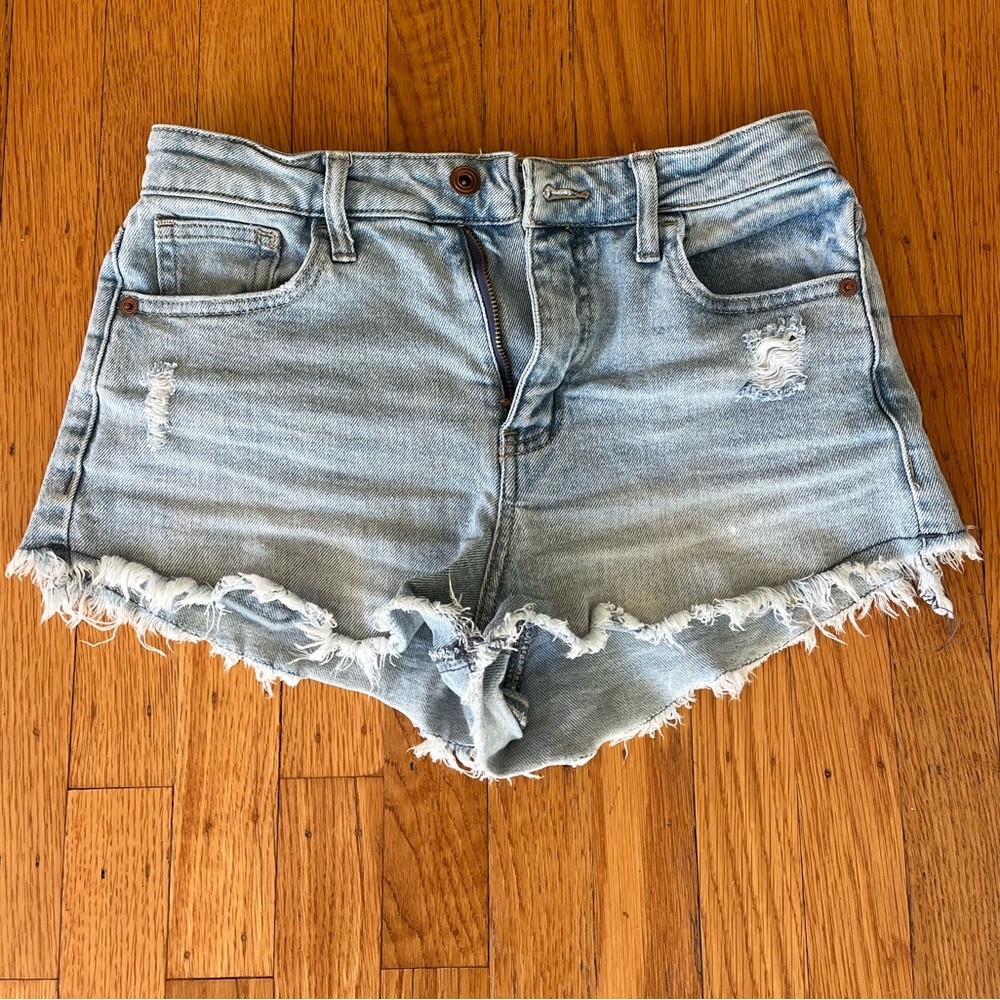 Celebrity Pink Regeneration Light Blue Jean Shorts